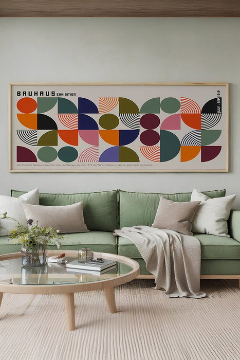 Wallity Pintura Decorativa Enmarcada Artsmdfyty7-50120 de 50 x 120 cm